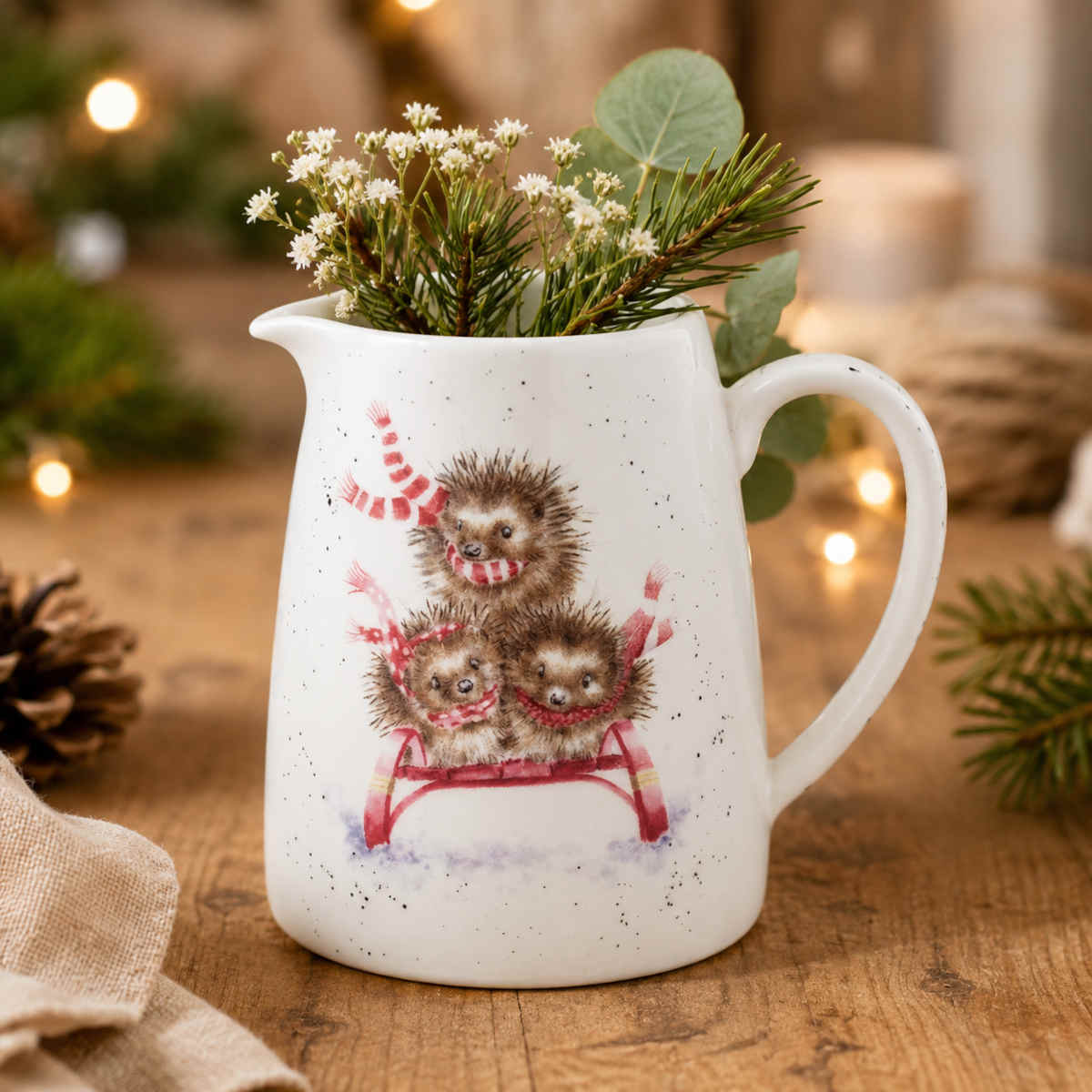 Royal Worcester Wrendale Designs Hedgehog Posy Jug 120ml | Minimax