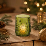 Tree Glass Hurricane Green 12.5cm | Minimax