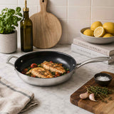 Le Creuset Essential 3-ply Stainless Steel Frying Pan Non Stick 28cm | Minimax
