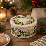 Emma Bridgewater Bring in the Green Round Tin Small | Minimax