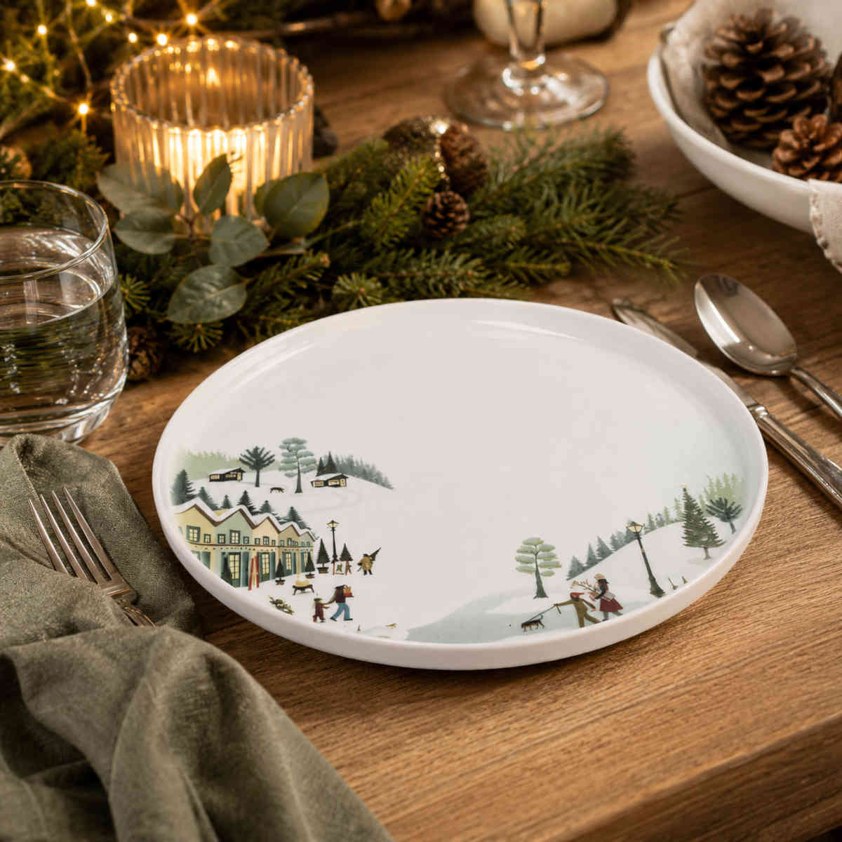 Pillivuyt Vinter Winter Plate 26cm | Minimax