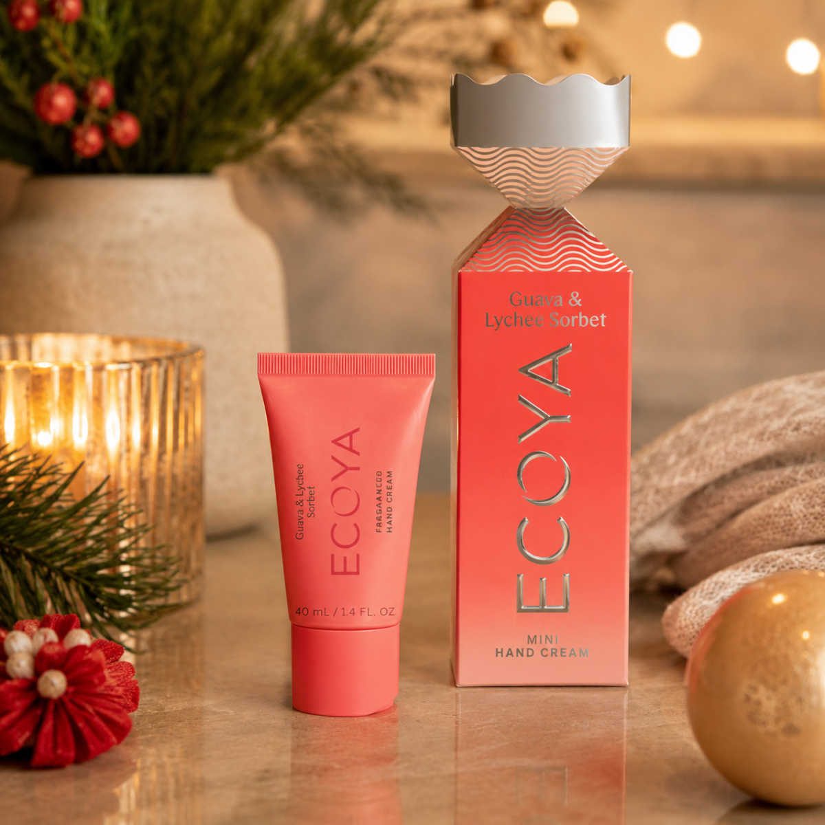 Ecoya Guava & Lychee Mini Hand Cream Bonbon 40ml | Minimax