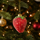 Vixen & Velvet La Dolce Vita Strawberry Hanging Decoration Red 9cm | Minimax