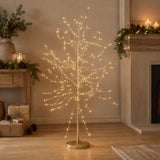 Pure Christmas Stockholm Tree with 600 LED Champagne 120cm | Minimax