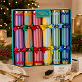 Vixen & Velvet La Dolce Vita Crackers Multi Stripe Set of 6 | Minimax