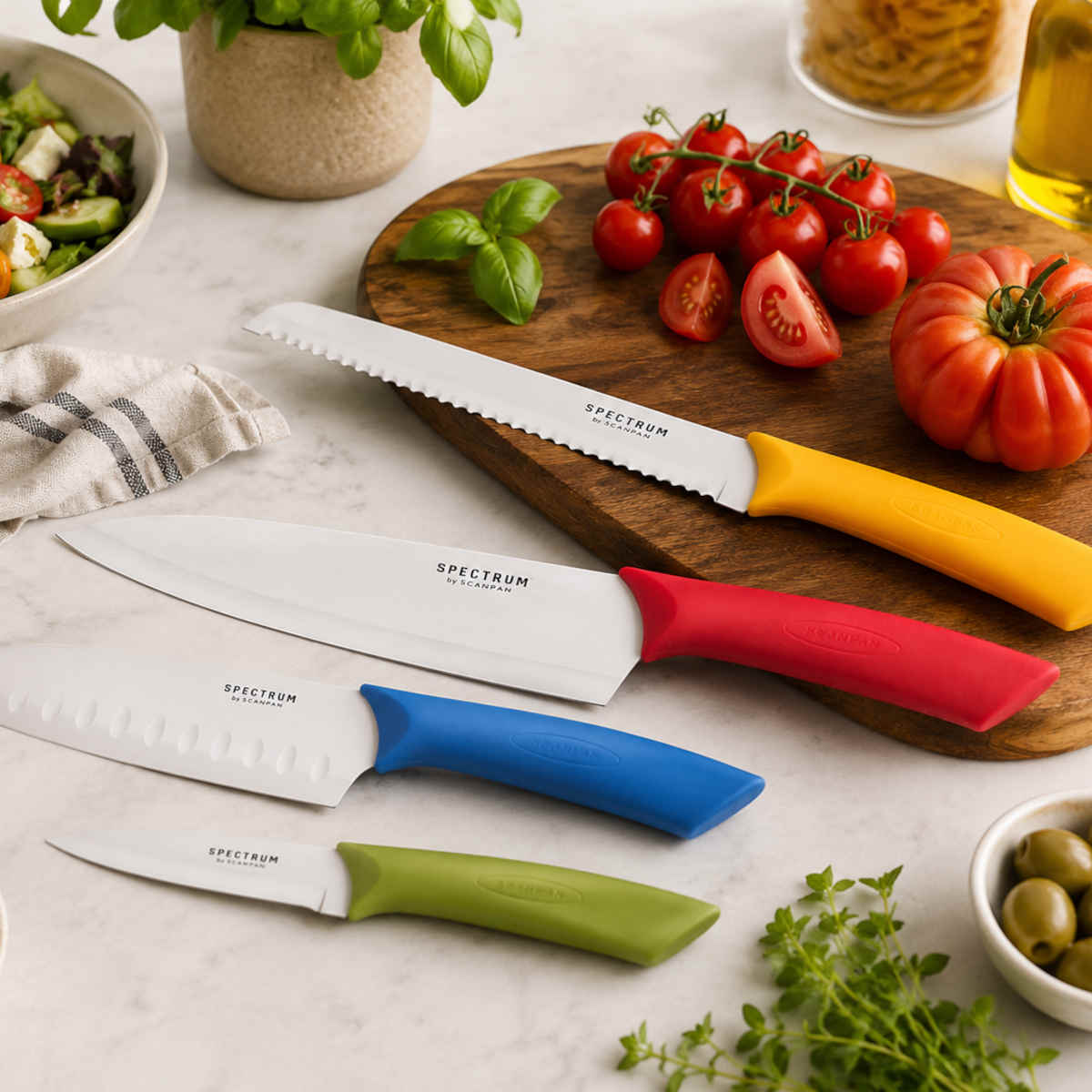 Scanpan Spectrum Knife Set Assorted 4 piece | Minimax