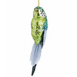 Florabelle Shixi Sequin Budgie Bird Hanging Decor Green 25cm | Minimax