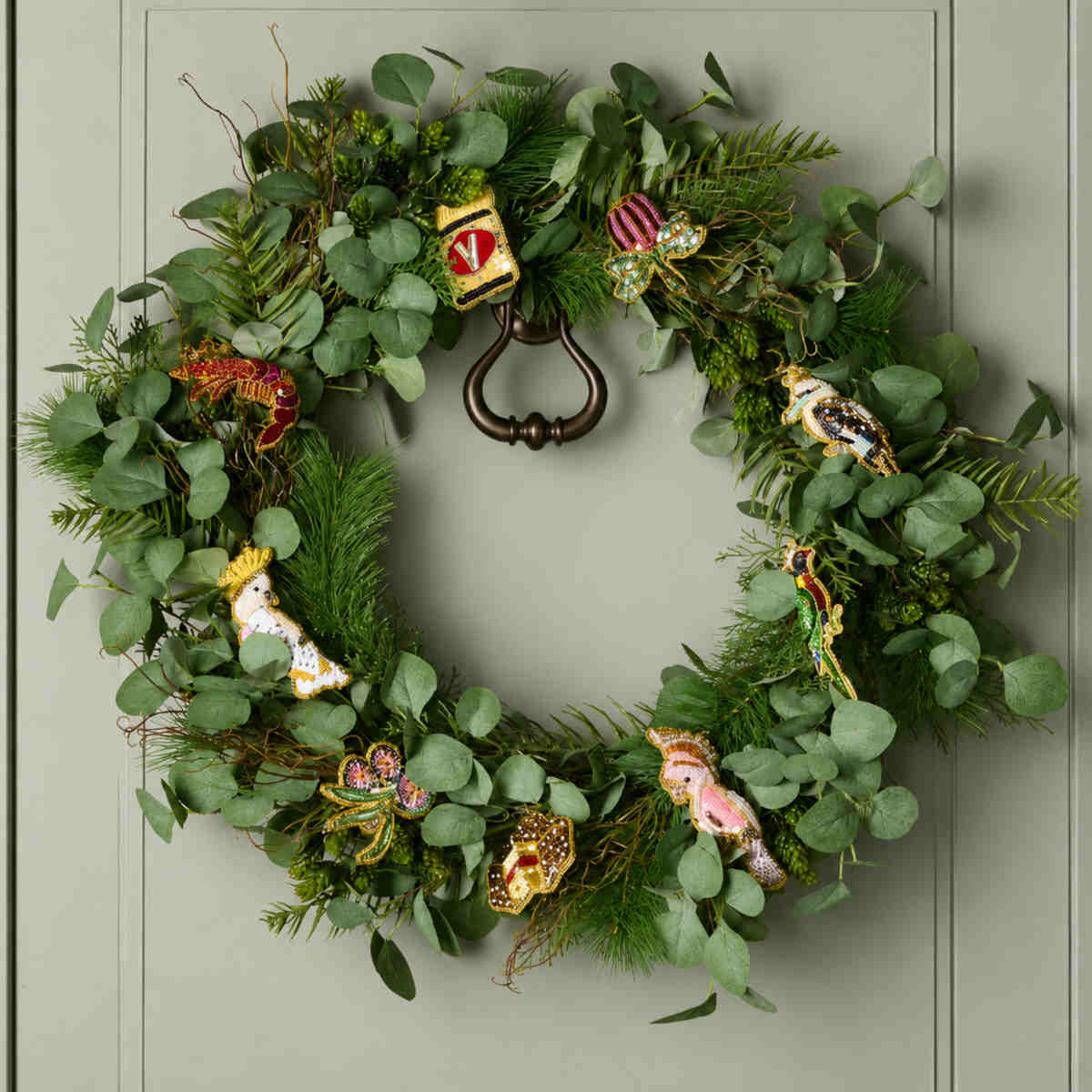 Florabelle Crested Cockatoo Hanging Tree Decoration Yellow | Minimax
