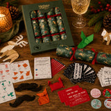 Mistletoe & Merry Cracker Forest Scene 27cm (Set of 8) | Minimax