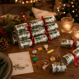 Celebration Crackers Family Cube Snowy Forest 30cm (Set of 12) | Minimax