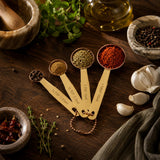 Davis & Waddell Heritage Copper & Brass Measuring Spoon Set