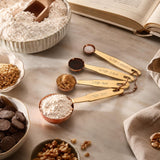 Davis & Waddell Heritage Copper & Brass Measuring Spoon Set