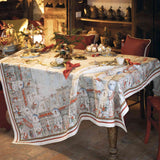Tessitura Toscana Telerie Christmas Shopping Tablecloth 160cm x 230cm | Minimax