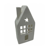 Christmas by Minimax Starlight Tealight House 9x6x19.5cm – decorative house tealight holder