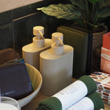 Coast to Coast Imports Sid Resin Dispenser Olive 10.5x5.5x16cm | Minimax