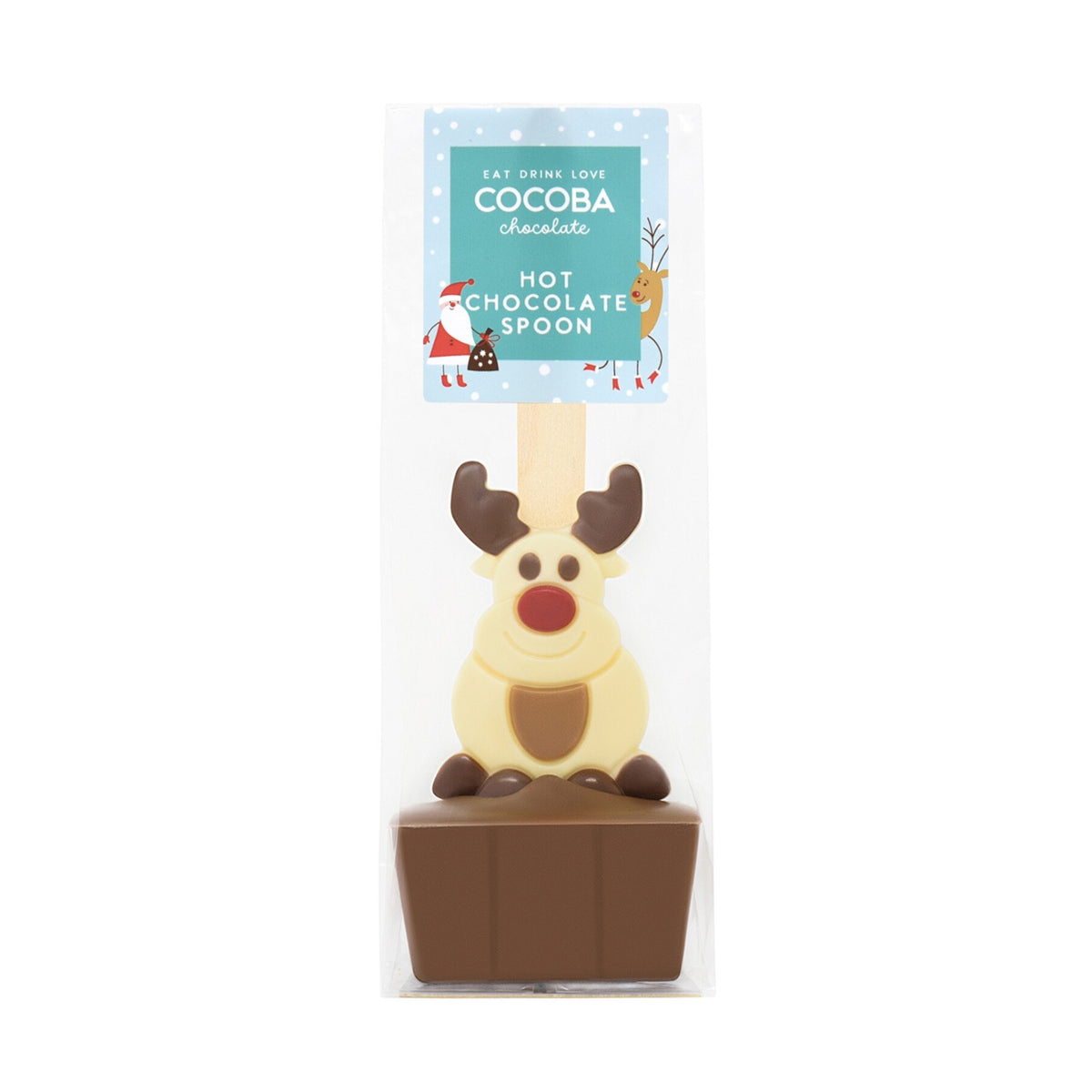Cocoba Reindeer Hot Chocolate Spoon 50g | Minimax