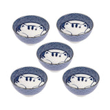 Concept Japan Seikaiha Cat Bowl 11.5cm (Set of 5) | Minimax