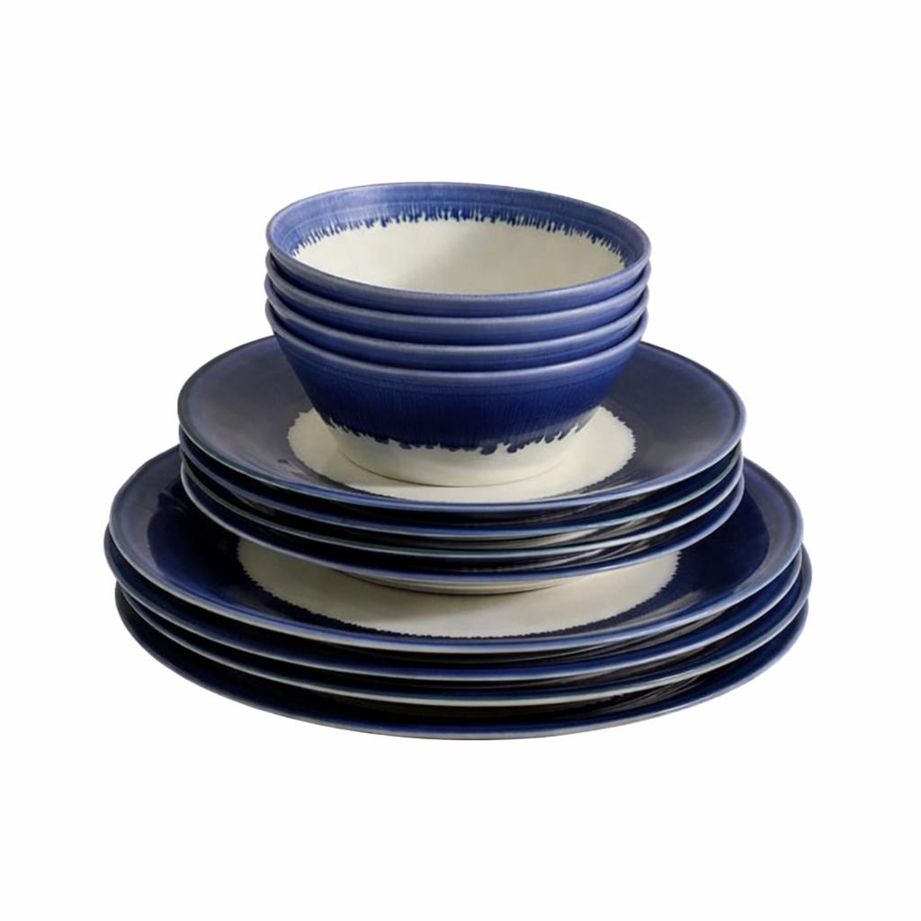 Royal Doulton 1815 Pacific Dinner Set Blue 16 pc | Minimax