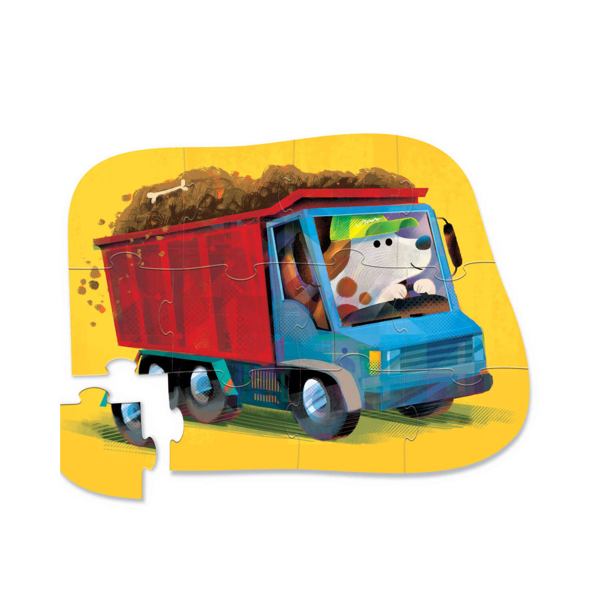 Crocodile Creek Go Big Dog Puzzle 12 Piece | Minimax