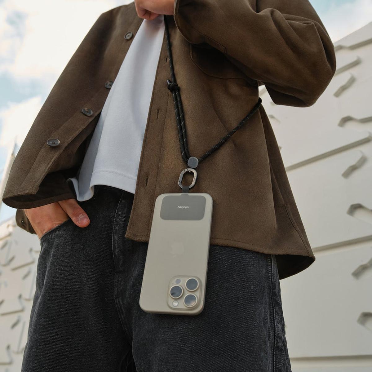 Orbitkey Crossbody Phone Strap Black | Minimax 