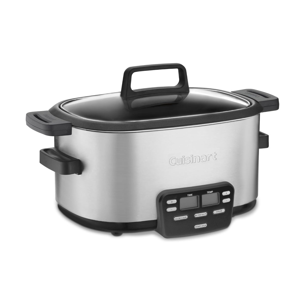 Cuisinart 3 in 1 Multi Slow Cooker / Steamer with glass lid and digital control panel