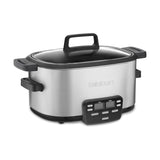 Cuisinart 3 in 1 Multi Slow Cooker / Steamer with glass lid and digital control panel
