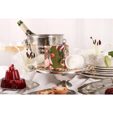 The Aromatherapy Co. White Lily & Holly Candle 80g – festive soy wax candle in white glass jar with seasonal green and red gift box