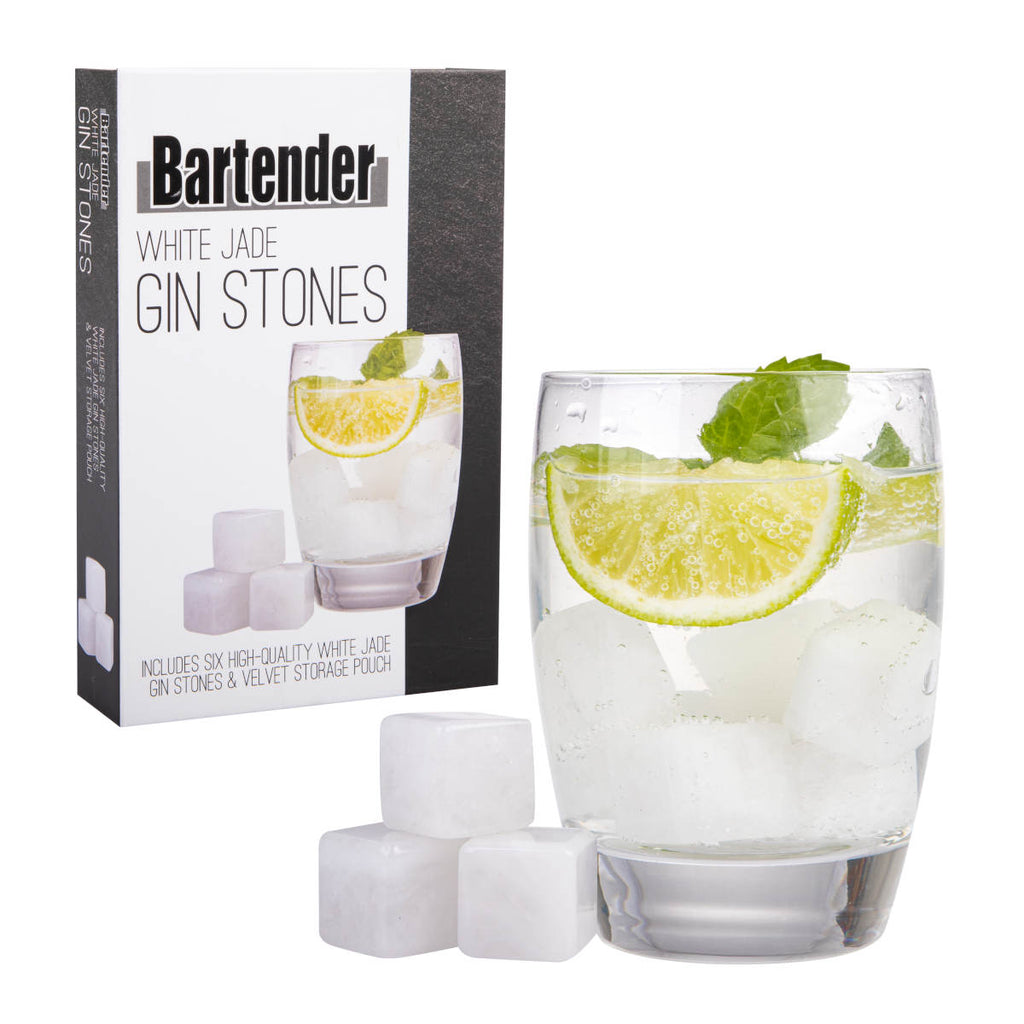 Bartender Gin Stone White Jade Set of 6 | Minimax