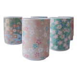 Concept Japan Yuzen Japanese Kimono Print Teacup Set (5 Piece) | Minimax