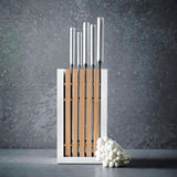 Wusthof Classic White Knife Block Set 6 Piece With Santoku | Minimax