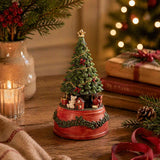 French Country Classic Noel Tree Music Box 10x17cm | Minimax