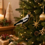 Vixen & Velvet Shiny Bandit Magpie Decoration 10cm | Minimax