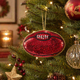 Vixen & Velvet Gilbert Sequin Rubgy Ball Decoration | Minimax