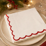 Gala Scalloped Napkins 33cm | Minimax