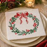 Gala Holly Napkin Red/Green 3 Ply 33cm (Pack of 20) | Minimax