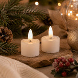 Pure Christmas Flash LED Tealight Small Set of 2 | Minimax
