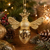 RAZ Bows & Baubles Crowned Bee Decor 7cm | Minimax