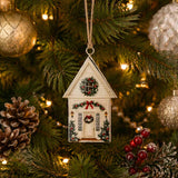 French Country Enamel Villa Decor White 10cm | Minimax