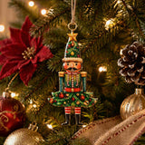 French Country Nutcracker Tree Skirt Enamel Decor 11cm | Minimax