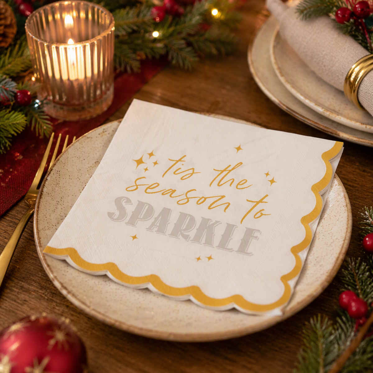 Gala Merry Bright Napkin Multicolour 3 Ply 33cm (Pack of 20)| Minimax