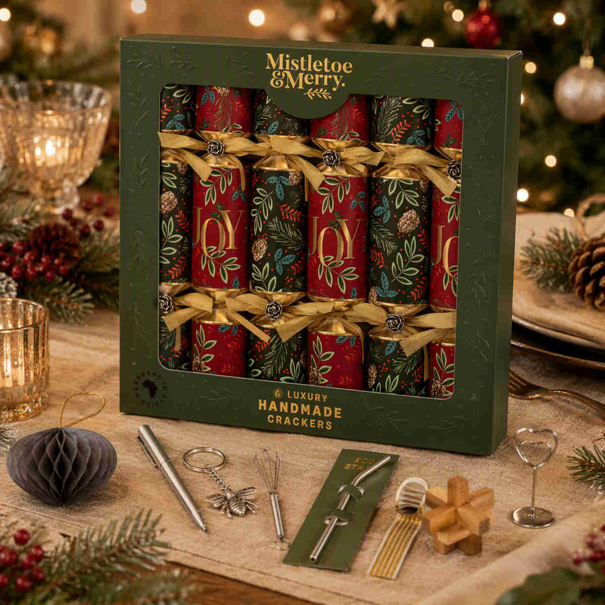 Mistletoe & Merry Luxury Joy Sprigs 35cm (Set of 6) | Minimax