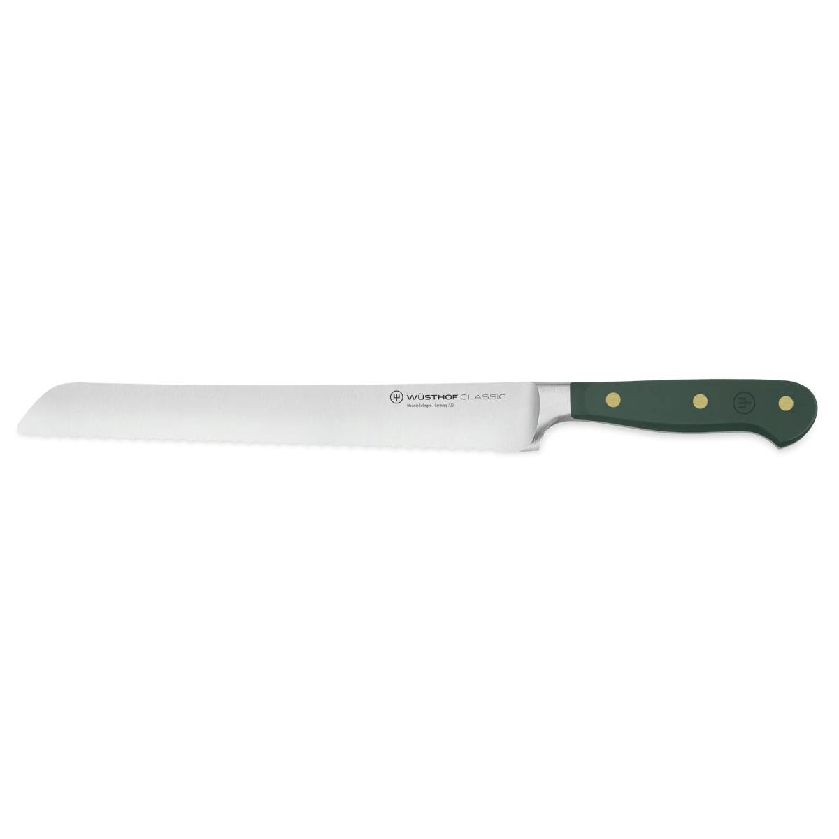 Wusthof Classic Colour Fresh Rosemary Double-Serrated Bread Knife 23cm