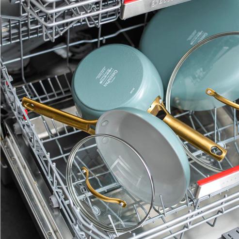 GreenPan Padova Saute Pan Smokey Blue 28cm | Minimax