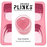 Drinks Plinks Pink Heart Ice Cube Tray | Minimax