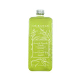 Durance Verbena Liquid Soap 750ml, clear bottle of liquid hand soap with pump dispenser and botanical label