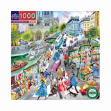 eeBoo Paris Bookseller 1000 Pc Puzzle | Minimax
