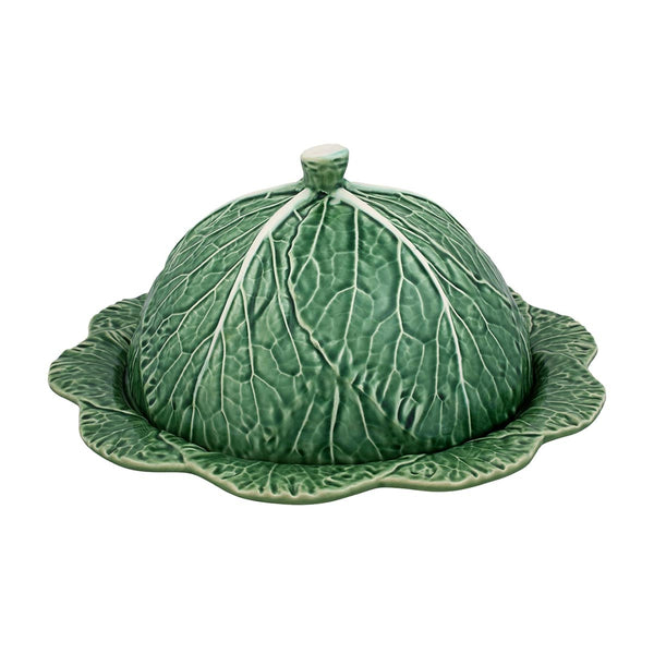 Bordallo Pinheiro Cabbage Green Cheese Tray 35cm | Minimax