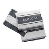 Ecology Fold Tea Towel Slate 50 × 75cm (Set of 3) | Minimax