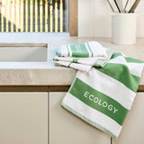 Ecology Fold Tea Towel Sage 50 x 75cm (Set of 4)