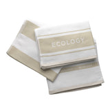 Ecology Fold Tea Towels Pumice 50 x 75cm (Set of 3)